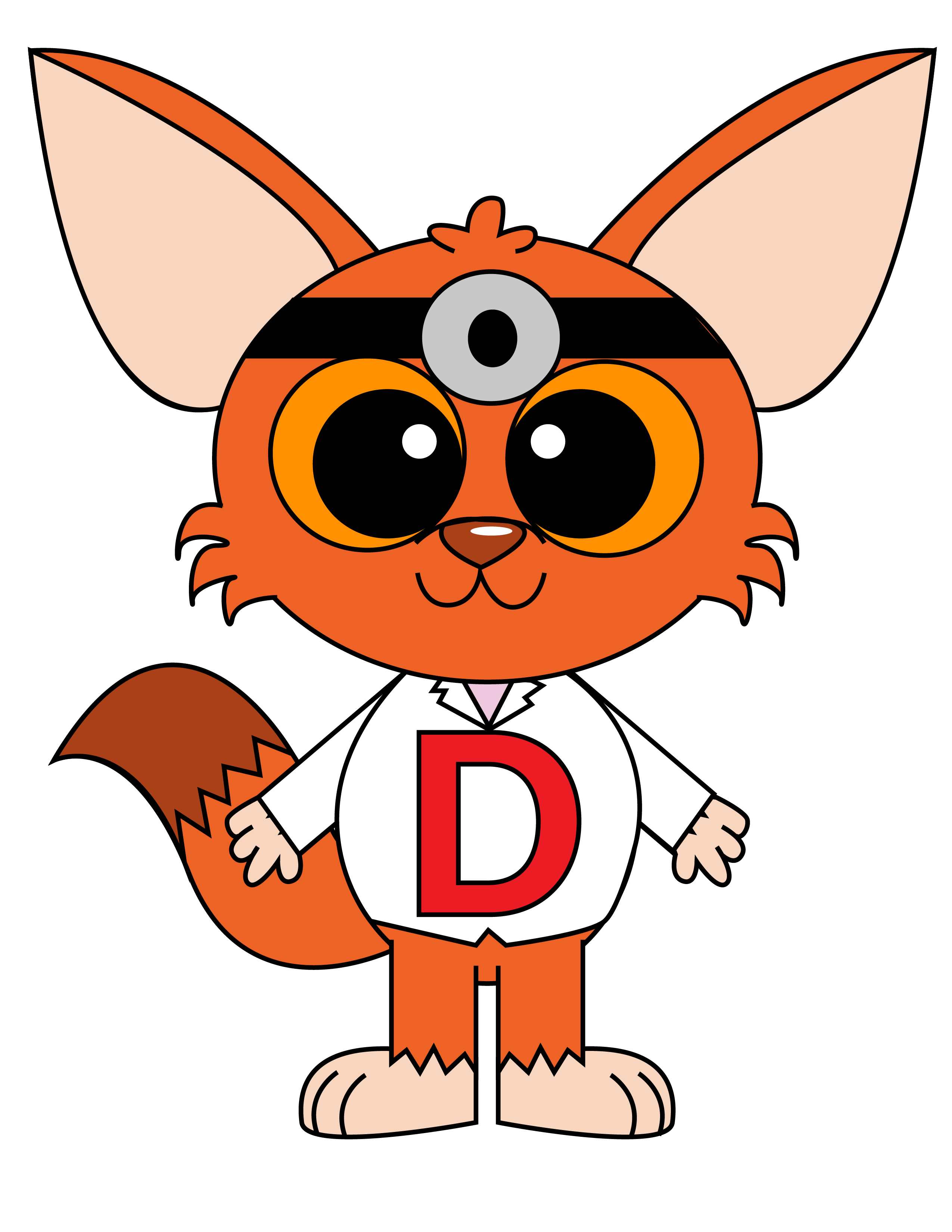 Letter Critter D